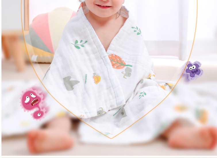 Eco Friendly Natural Gauze Fabric Baby Gauze Blankets 100m / Roll