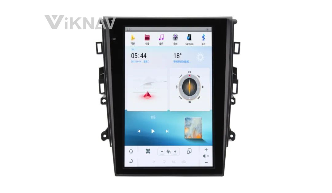 12.1 Inch Screen Head Unit For 2013-2017 Ford Mondeo 128G Navigation GPS Multimedia DVD Player Android Wireless Carplay