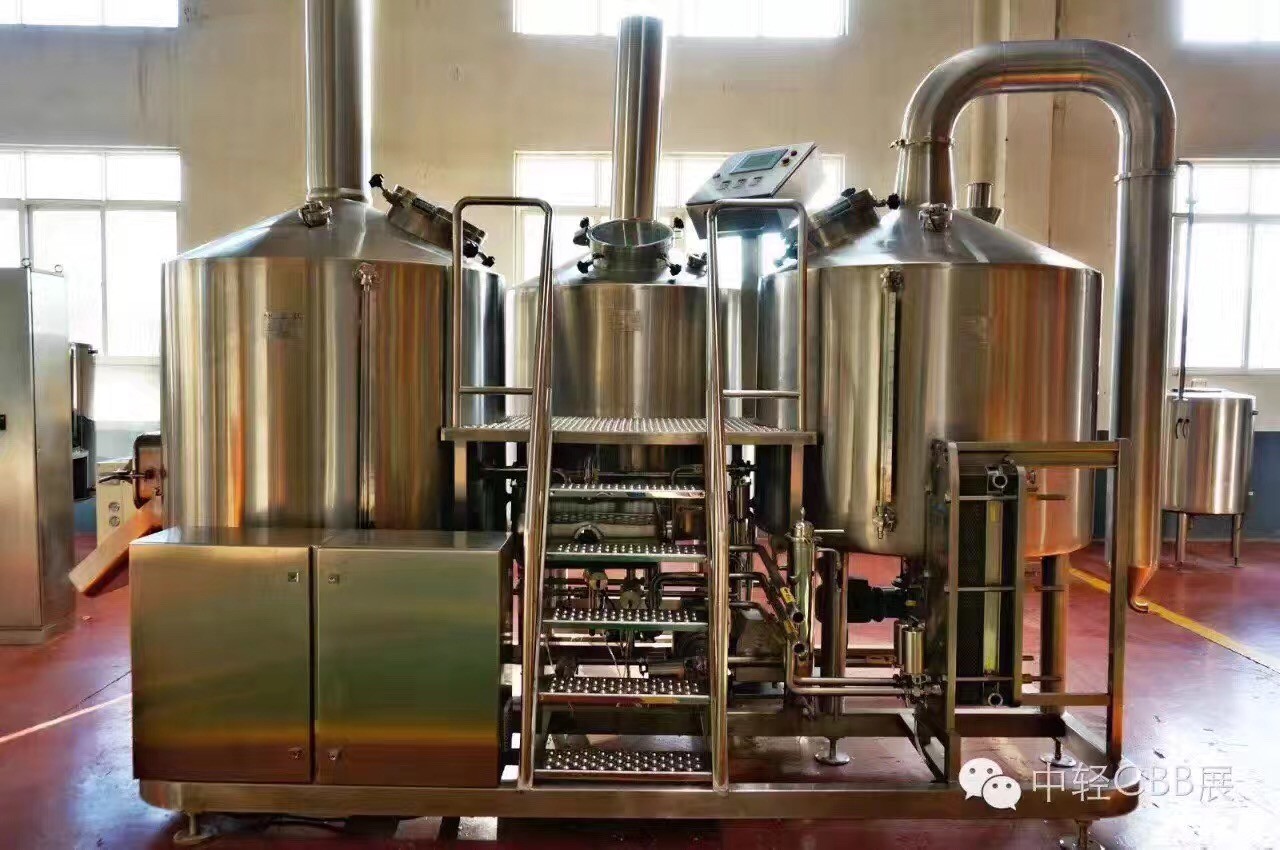 10Bbl Large Scale Brewing Equipment With Fermentation Tank Steam Heating