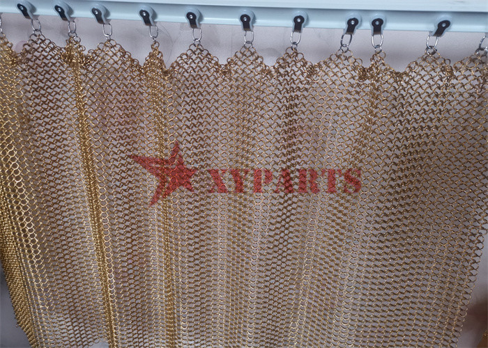 Interior Decoration Aluminum Ring Mesh Curtain ø1.2mm 12mm