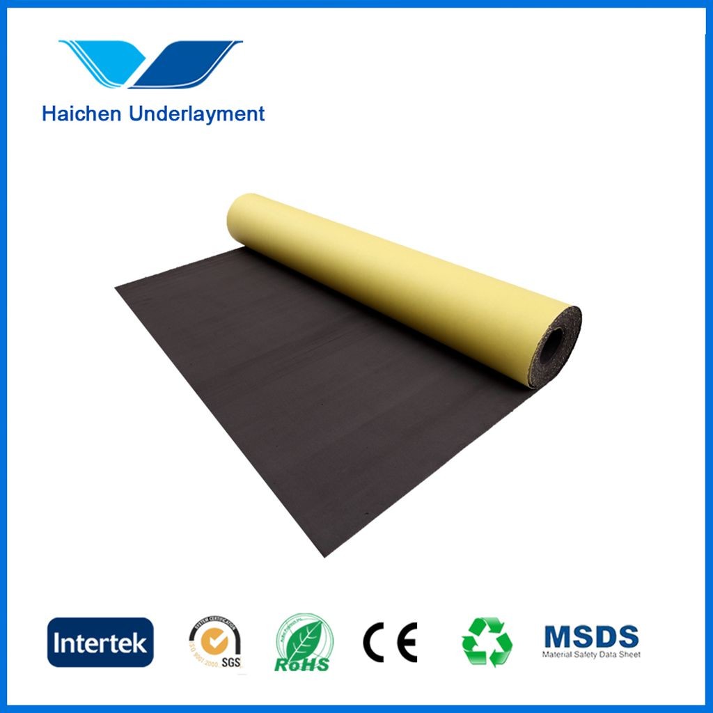 Fireproof 3mm EVA Self Adhesive Soundproof Underlay For Laminate Flooring