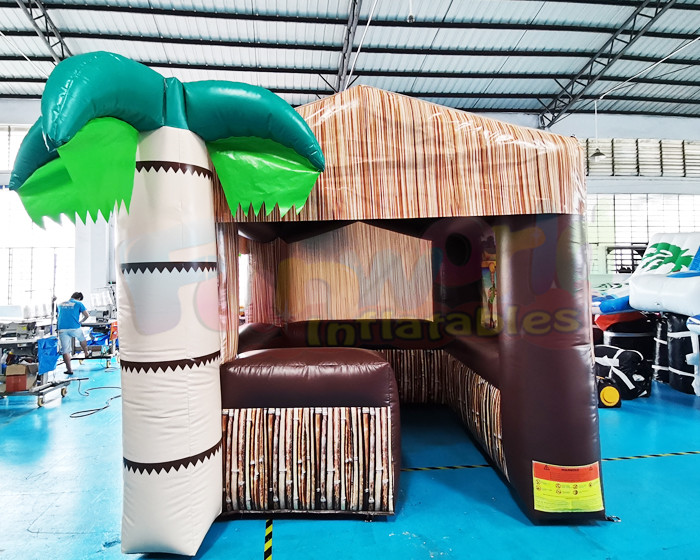 Palm Tree Carnival Booth Inflatable Tiki Bar Pub Tent