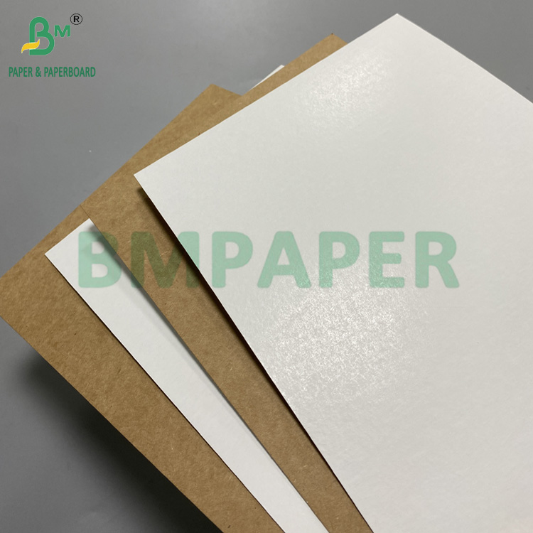 360gr 365gr White Face Kraft Reverse Food Grade Packaging Paperboard 31" 43"