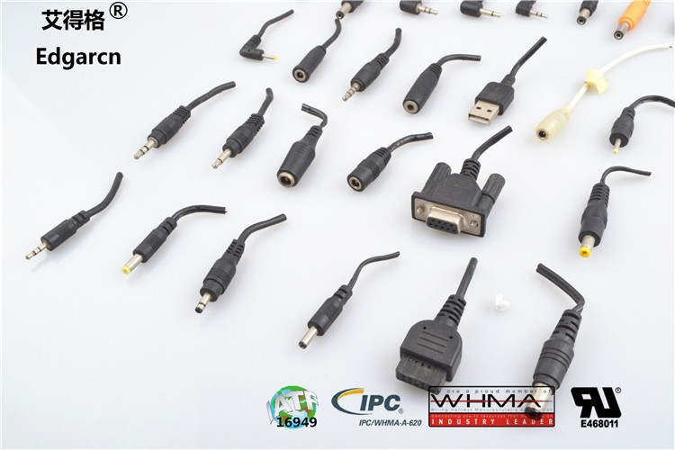 High Voltage 300v Custom Wire Harness Automotive Industrial Black Color