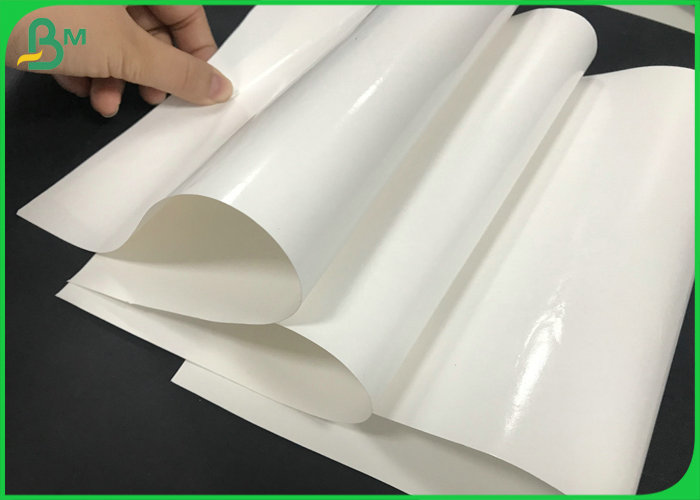 80gsm 90gsm PE Coated One side White Kraft Paper Roll For Tea Wrapping