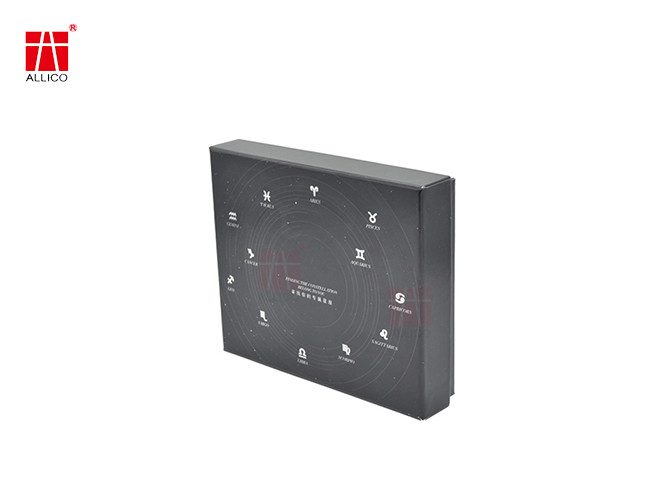 Luxury Gift Box Black Base And Lid Packaging Box Rectangular Shape
