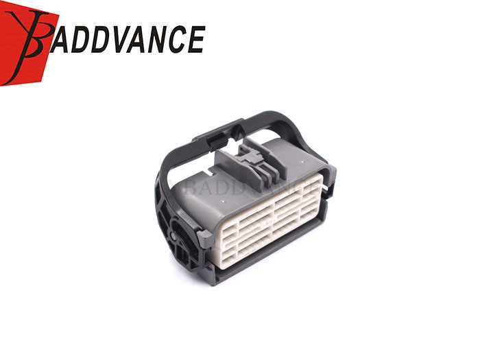 Black Female 64 Pin Automotive ECU Wire Harness Connectors Housing For Car
