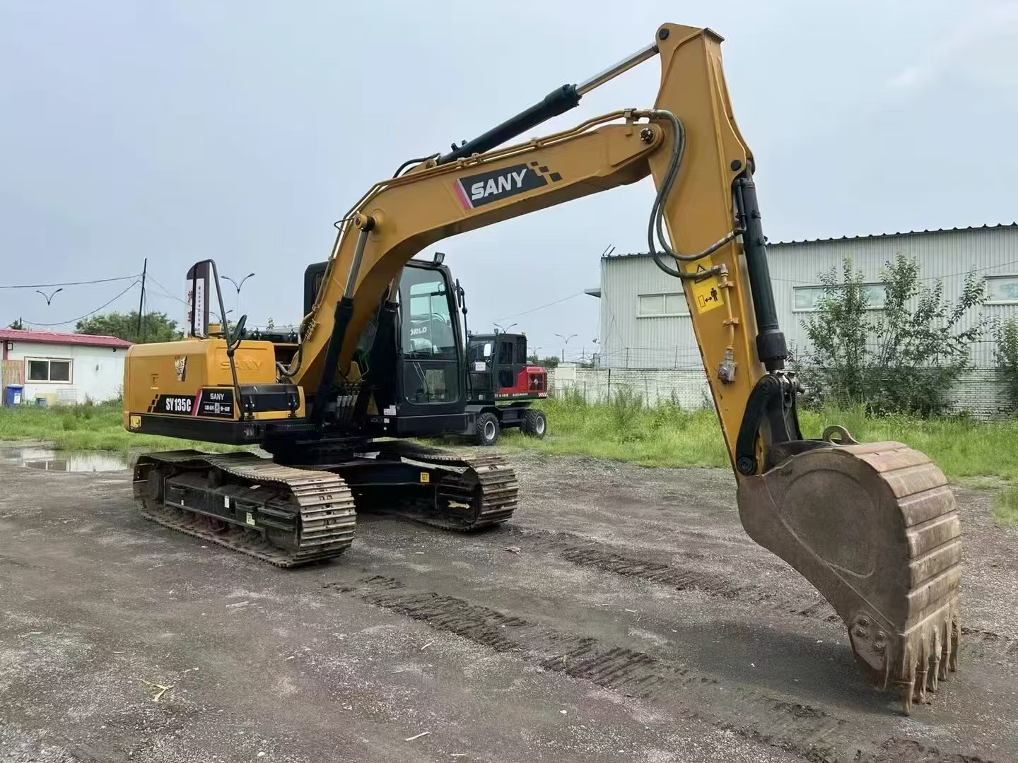 13ton Middle Duty Used Sany Backhoe Excavators Sy135 Crawler Machinery
