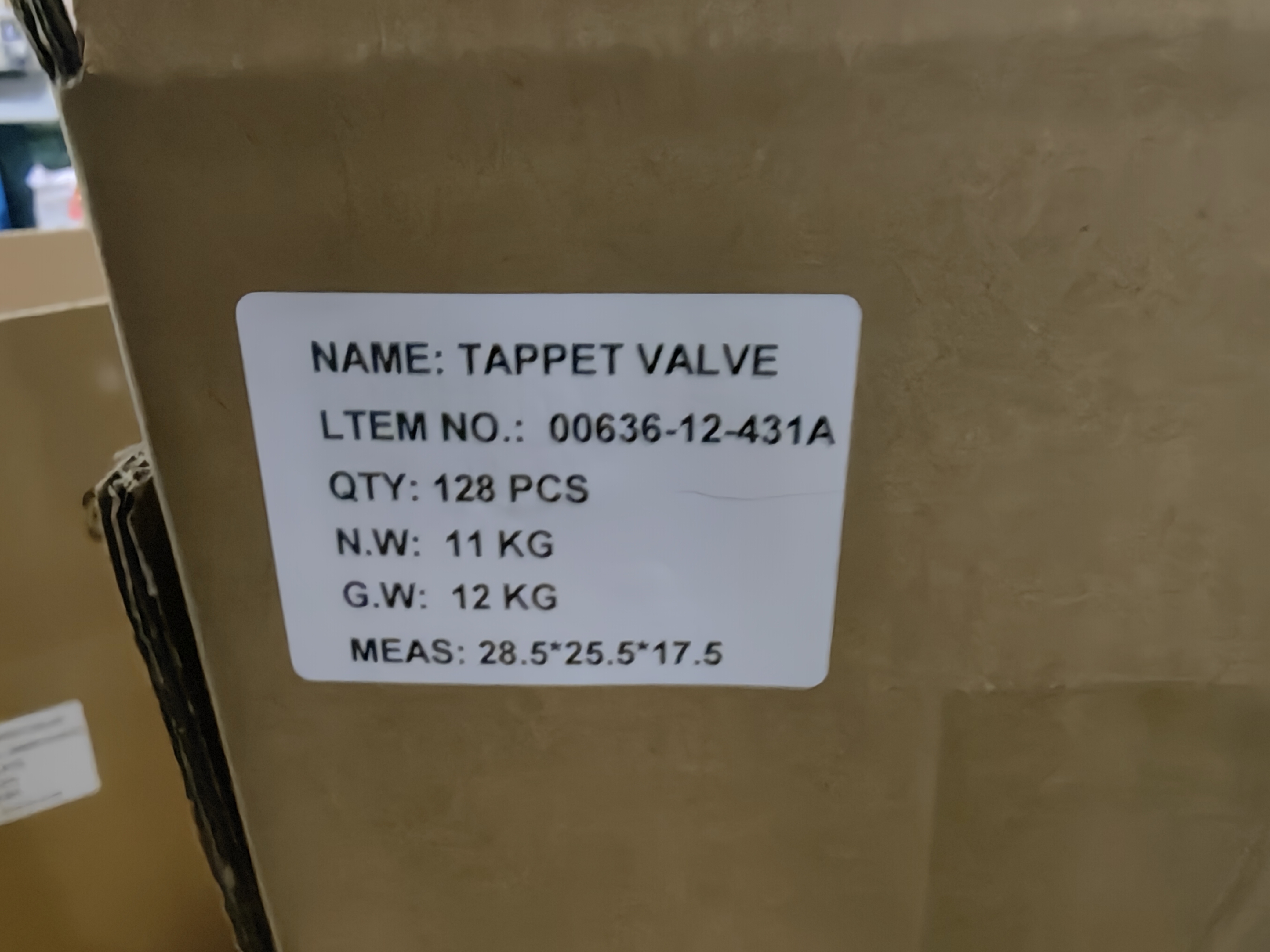 0063612431A Car Engine Valves Tappet For KIA J2 JS JT