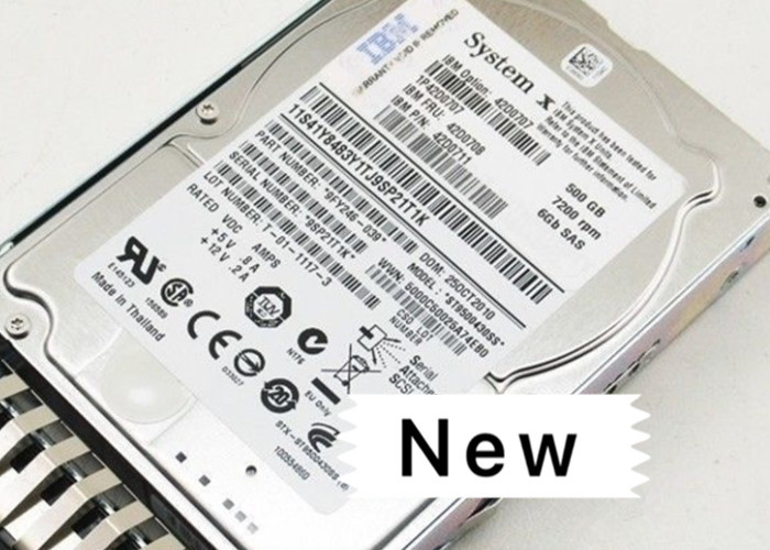 49Y3726 42D0707 IBM Hard Disk 500G SAS Interface Type 7.2K 2.5 Inch Brand New
