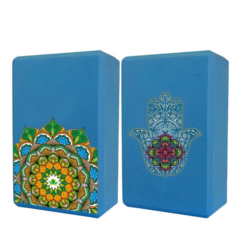 Printed Fitness Pilates Exercise EVA Gym Yoga Block