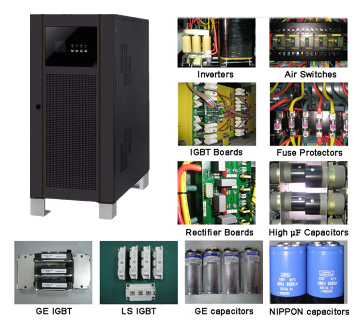 415V 20kva 3 Phase UPS Online Uninterruptible Power Supply