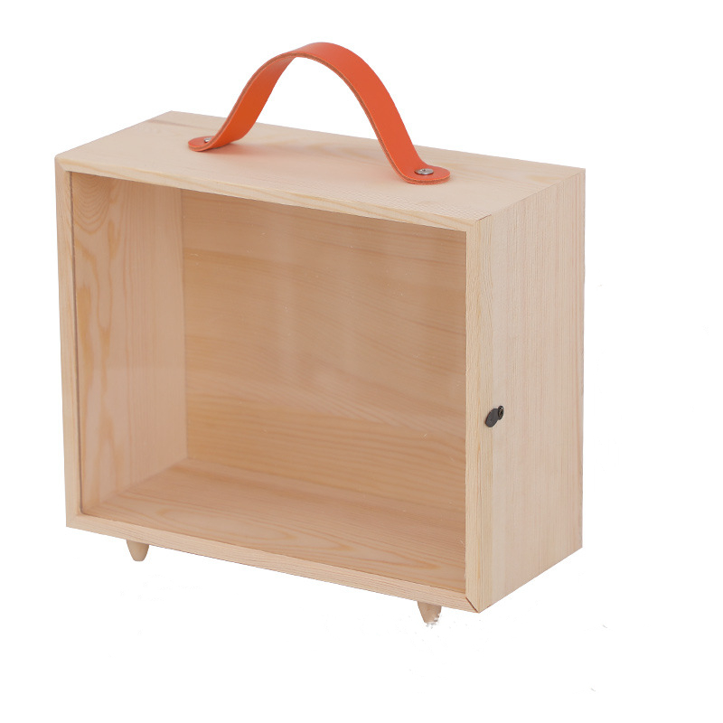 Rainproof Thickened Gift Wooden Box Packaging Reusable Multipurpose