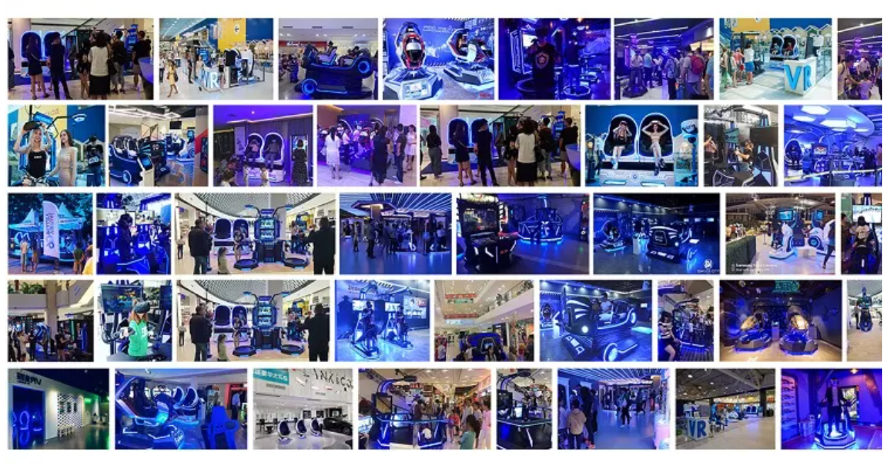 High Profit Virtual Reality Shooting Games 360 720 Degree Roller Coaster 9D Capsule VR Equipment