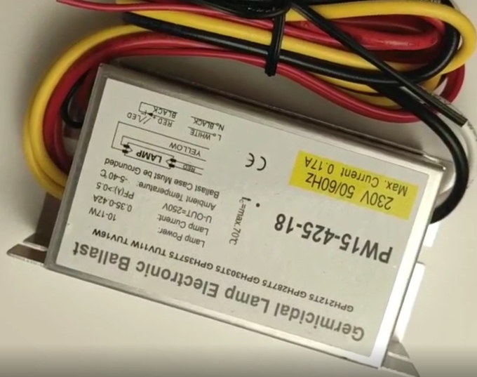 24V DC Electronic UVC Lamp Ballast Sterilizer 18w 4 Pin For T5 2