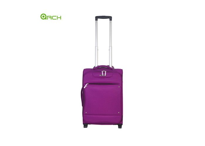300D Polyester Light Weight Soft Sided Luggage with One Front Pocket