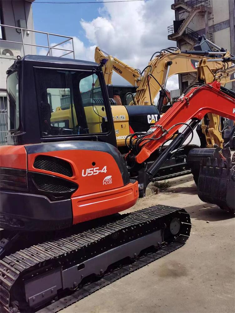 5000KG Operating Weight Kubota KX U55-4 Mini Excavator with Original Hydraulic Cylinder