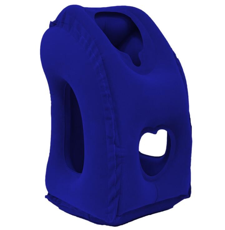 Ultralight Inflatable Travel Pillow , Inflatable Airplane Pillow For Neck Lumbar Support