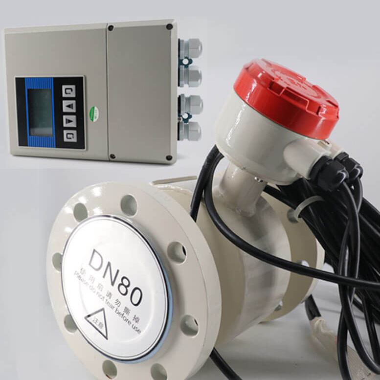 ISO9001 Manufacture High Pressure RF Remote Magnetic Sewage Electromagnetic Flow Meter Price