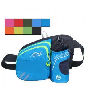Buy cheap Outdoor sports belt waist bag with water bottle holder fanny pack zipper phone pouch Bum Bag product