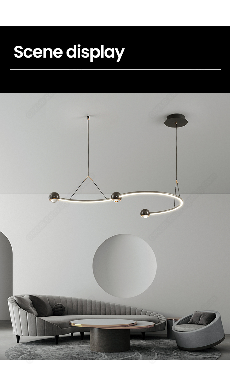 Modern Living Room Chandelier Lighting Home Indoor Hanging Lamp(WH-MI-454)