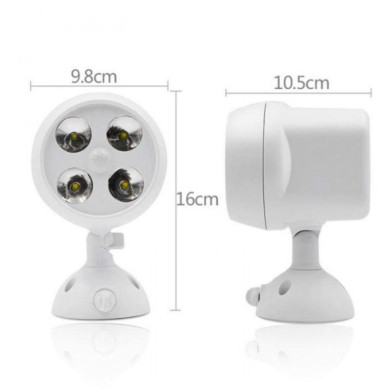 450Lms Outdoor Wireless Security Lights Battery Powered