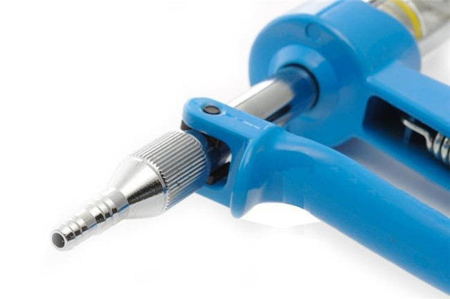 ISO9001 Automatic Injector Syringe Cow 10ml Solid Brass