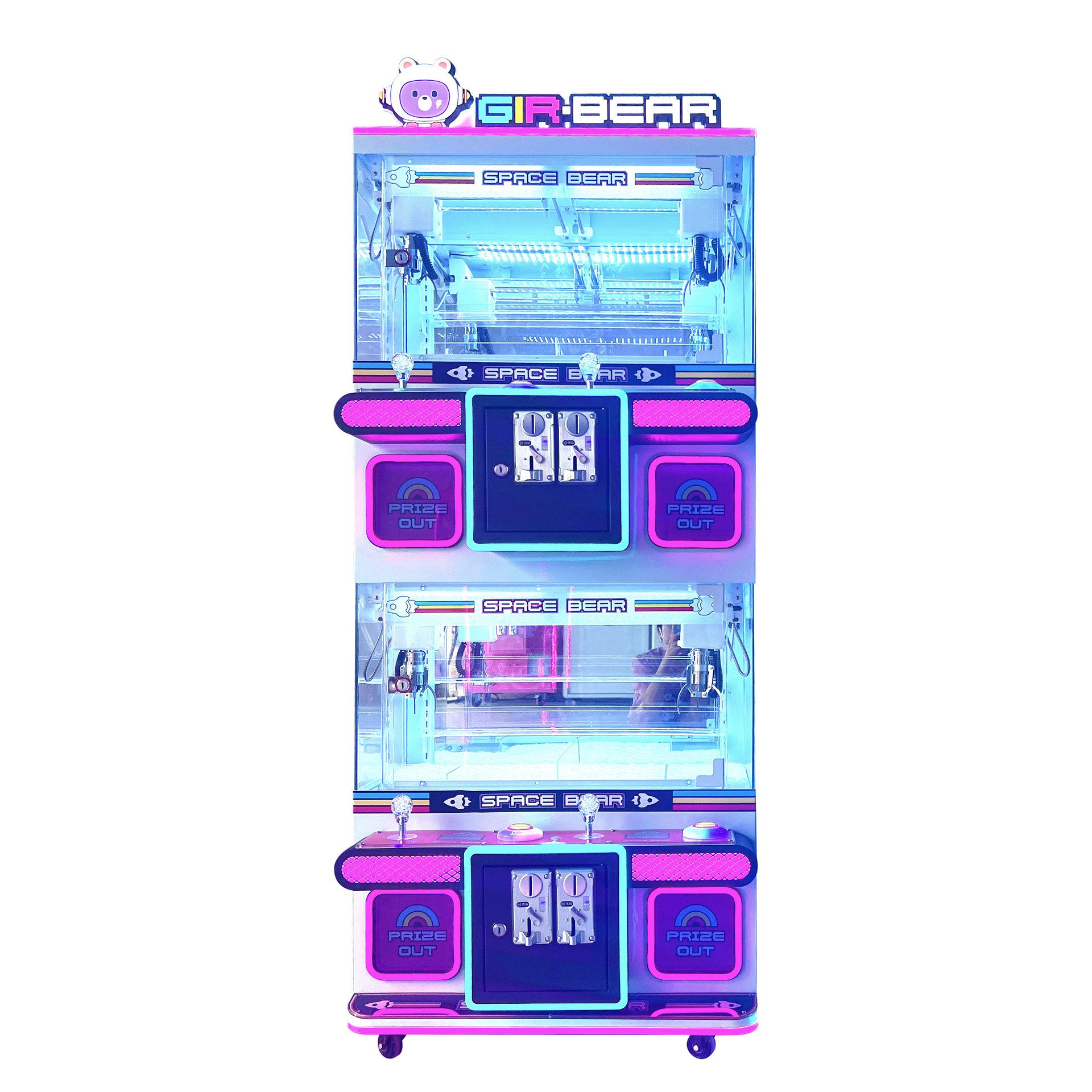 Rainny Mini Claw Machine With Credit Card Reader UK Plug Voltage 110V/220V/230V Mega