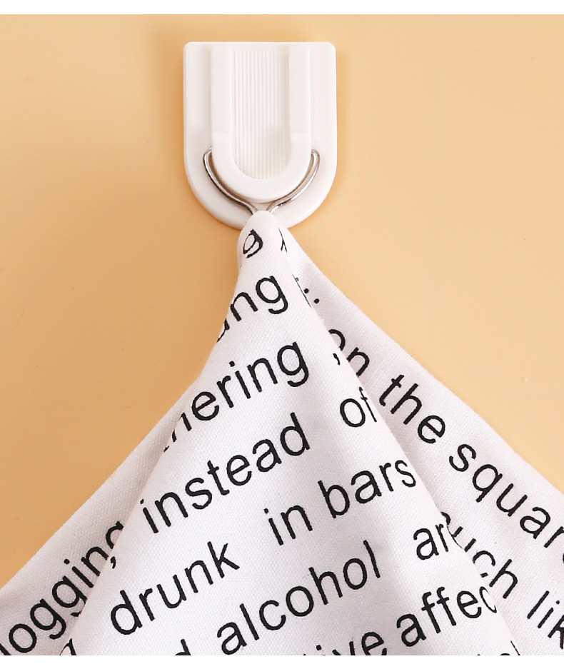 Sticker Bathroom Towel Removable Plastic Wall Hooks Adhesive