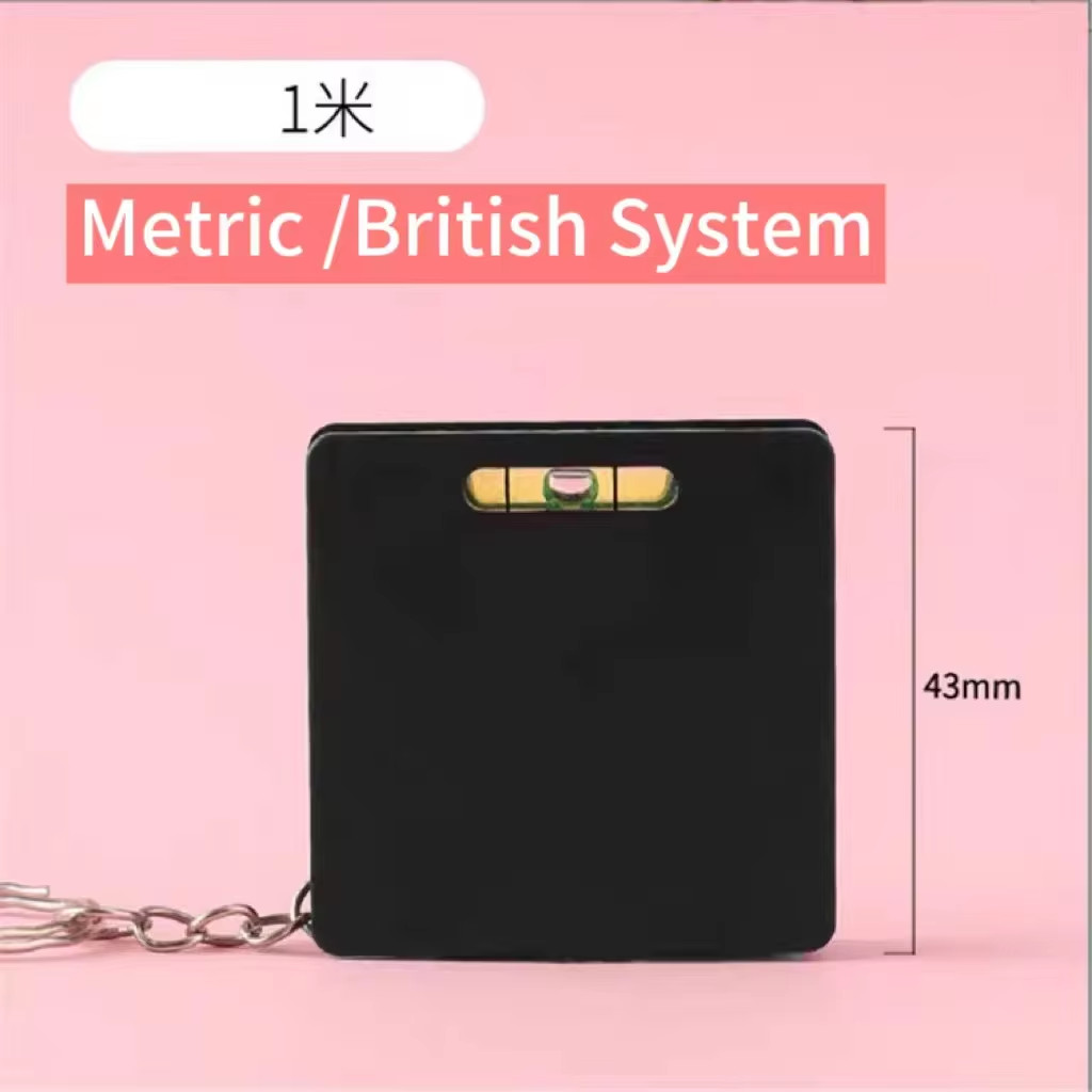 Wintape Custom Promotional Gift Logo Mini Steel Tape Measure With Spirit Level Small Metric Imperial Measuring Tape