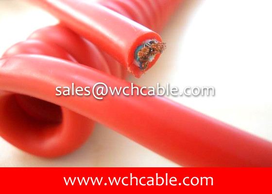 30V Low Voltage UL Spiral Cable With High Retractable Force UV Resistant