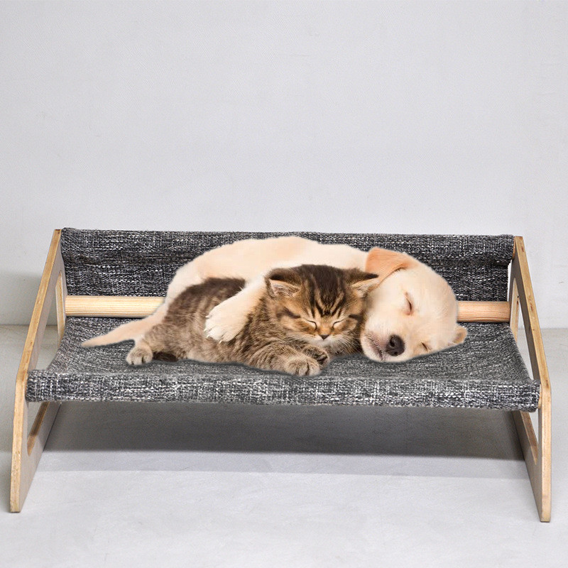 Waterproof Breathable P2 MDF Wooden Pet House for Cat Sleeping