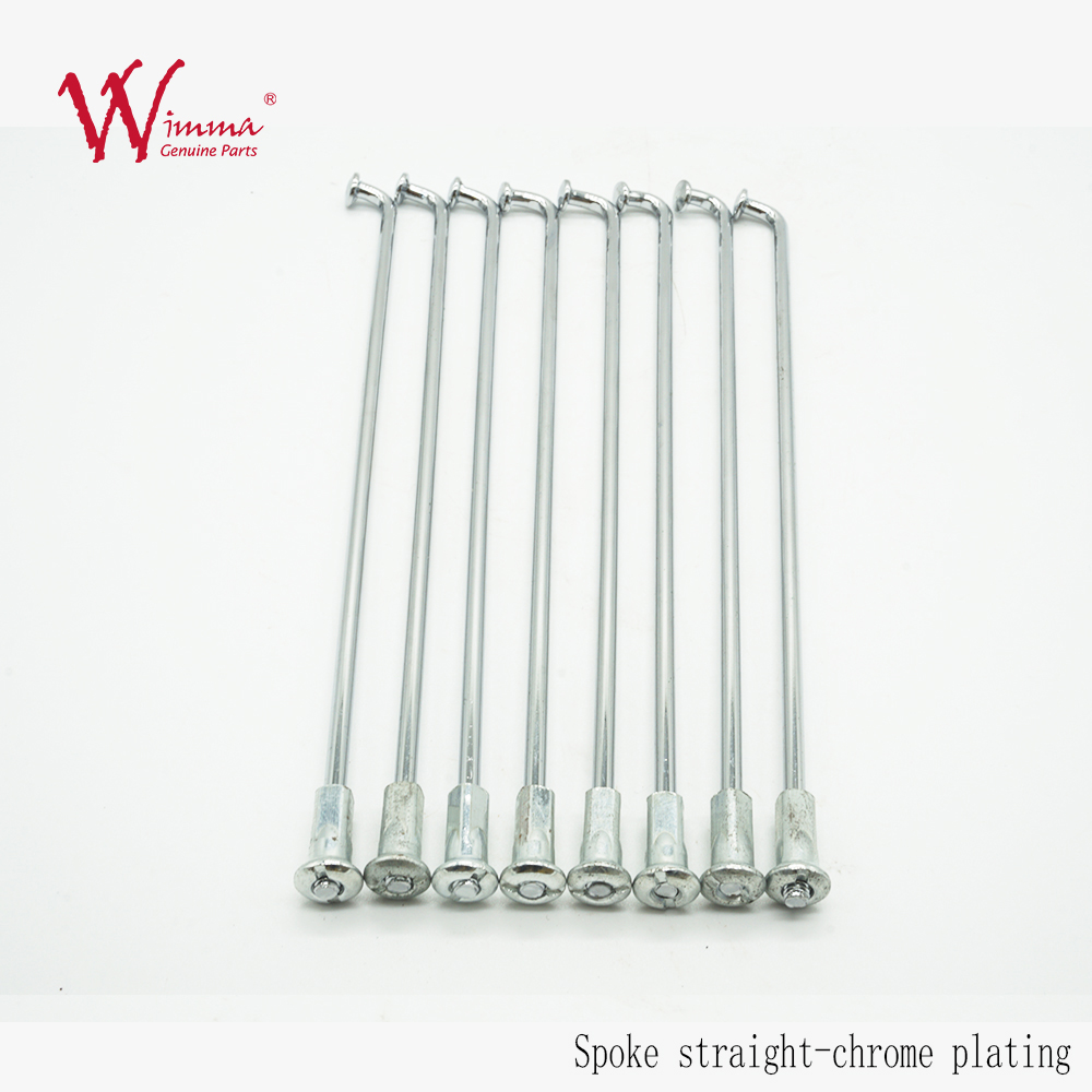 Motorcycle Spoke Set With Nipples A9G Front Rear Wheel Spoke Silver WIMMA