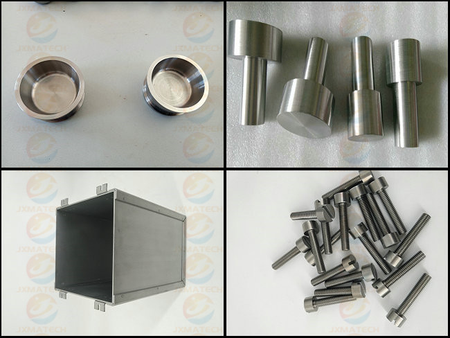 Astm B387 Standard Molybdenum Crucible With High Melting Point 2610 °C.
