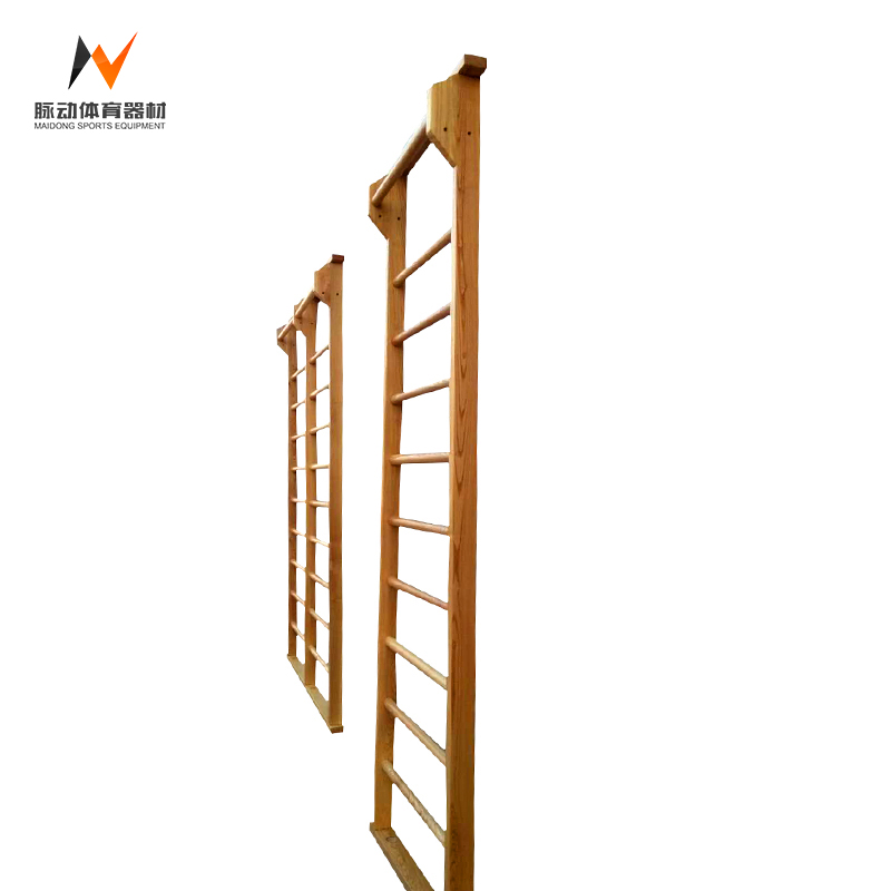 Sturdy Construction Indoor Wooden Ladder for Gymnastics 9 Stepper Wall Home Exercise