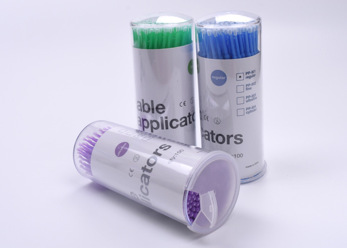 Medical Disposable Microbrush For Eyelash Extension Remove Applicator Brush Microblading Dental