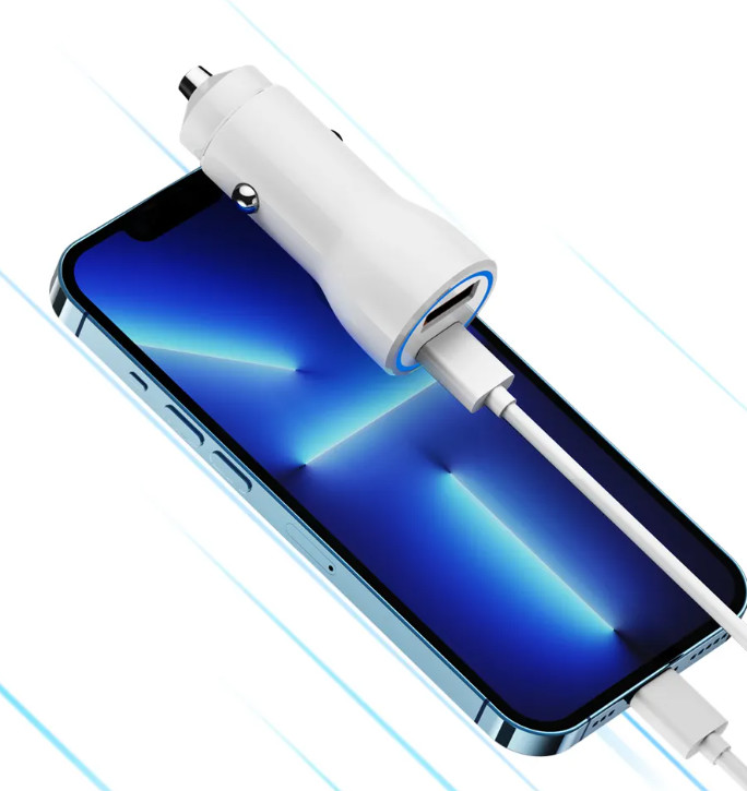 Car Phone Charger Type C UBS A PD+QC 20W Fast Charger