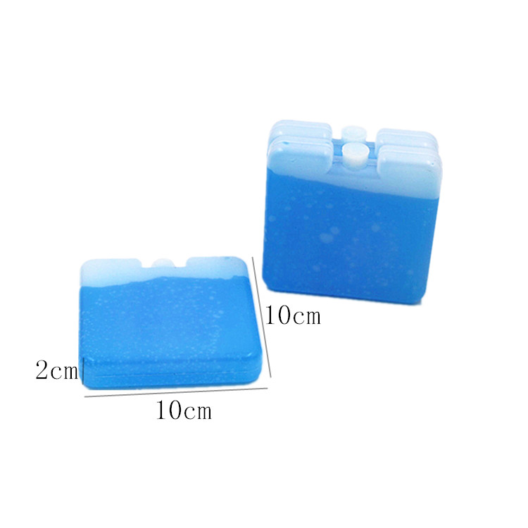 Food grade HDPE + SAP Mini Ice Packs Ice Block / Ice Gel Inside Liquild 10*10*2cm For Food Frozen