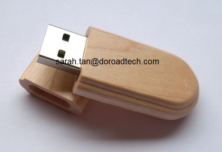 USB Flash Drives Made by Wood