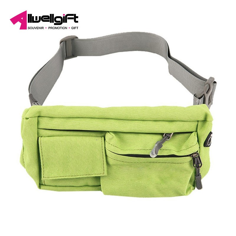 Travel Fanny Bag Sling Pocket Super Lightweight Orange lining For Travel Cashier's box Waist Pack