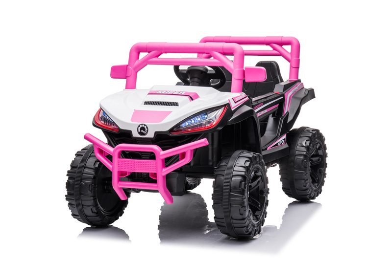 Red Two-Seat Electric Wheel 12V Remote Control Ride-On Car Toy for Girls Children