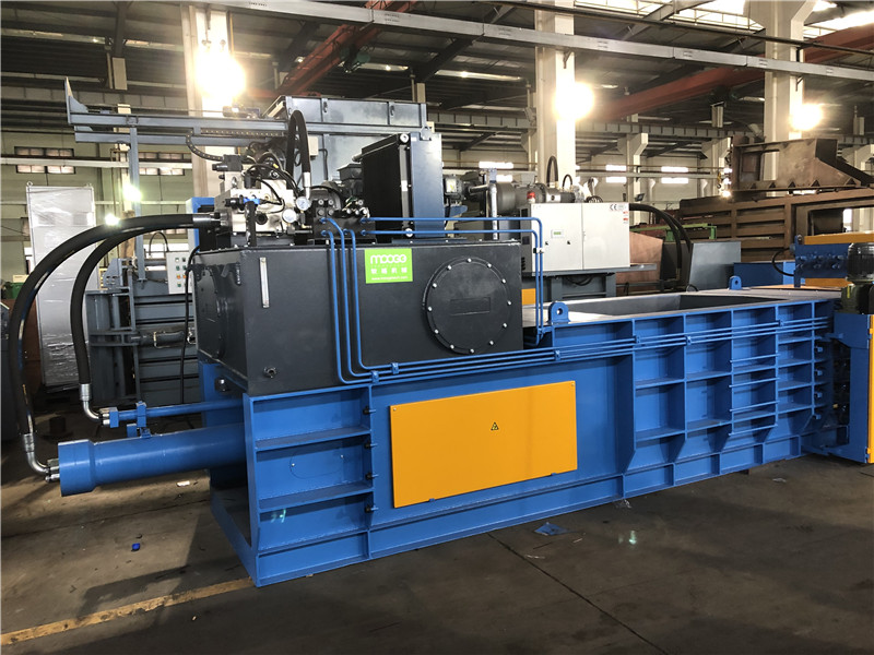 Plastic Horizontal Waste Straw Baler Compactor Machine