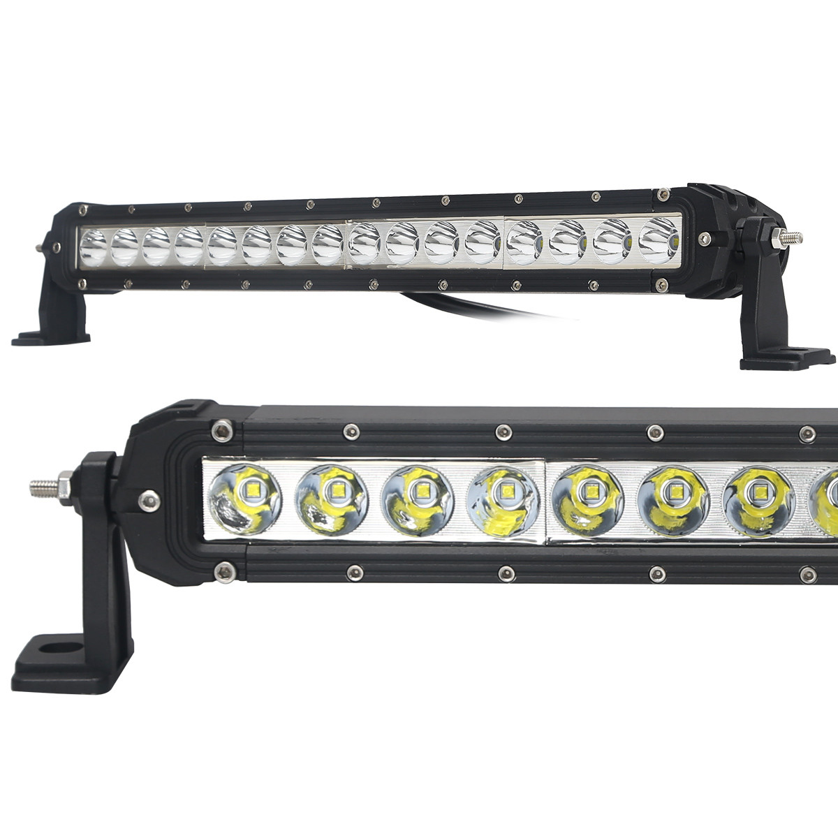 F Style 120W 5W CREE LED LIGHT BAR 6000K 10-30V Spot beam, Flood Beam, Combo Beam