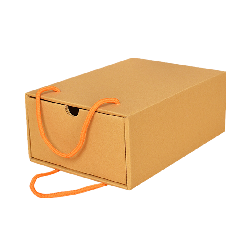 Industrial Shoes Clothing Rectangle Sliding Drawer Side Drop Carton Sneaker Shine Box