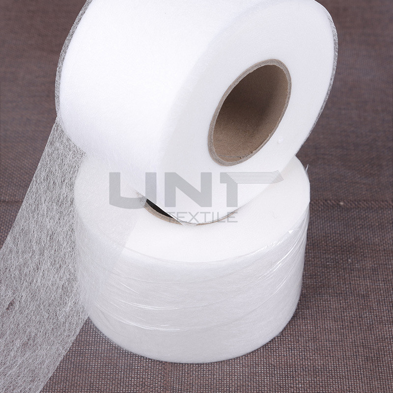 Clothing Hot Melt Fusible Web 100% Polyester Adhesive Interlining