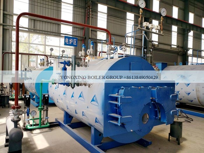 Simple Operating Gas Fired Steam Boiler Residential Total Weight Around 24 ton
