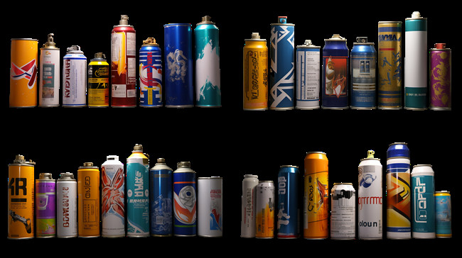 Empty Aerosol Tin Can Metal Can Package for Gas Cylinder Paint Spray Perfume Spray Car Care Cosmetic Hair Spray