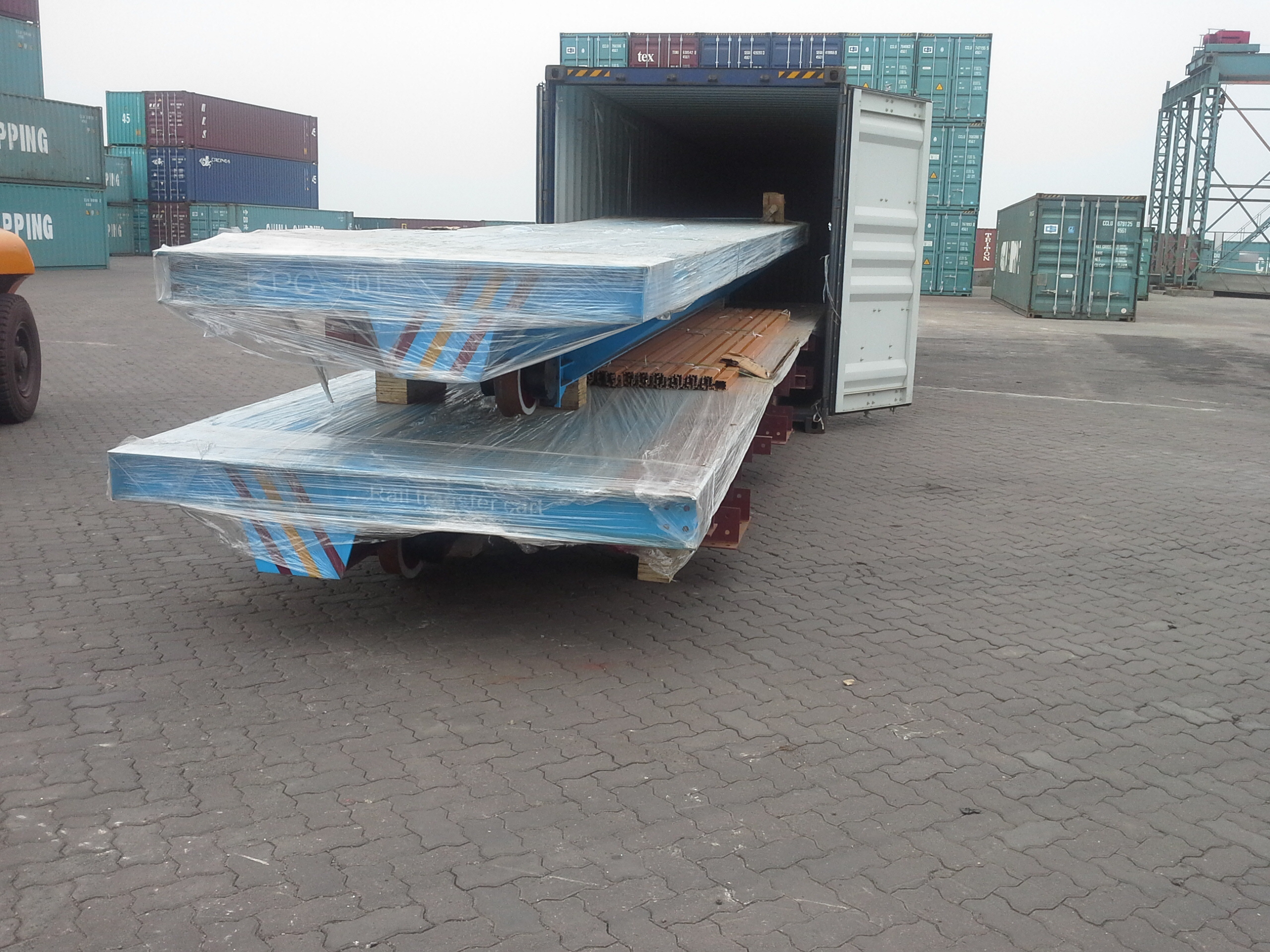 Cast Wheel Electric Power Rail Transport Vehicle For Railway Maintemnance