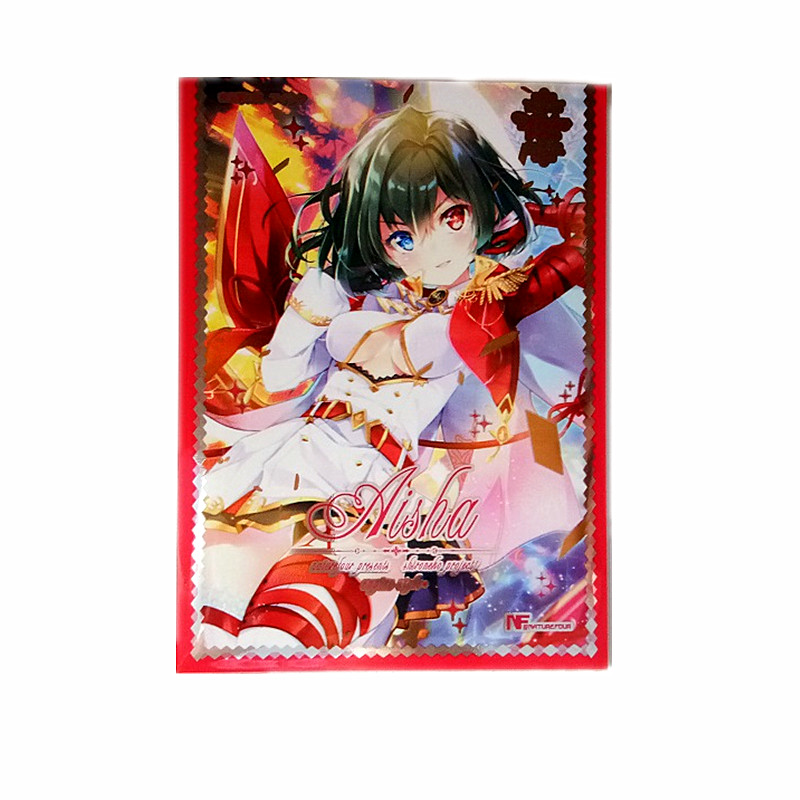National Style Trading Cards Sleeves Protector Waterproof Clear Or Customized Color