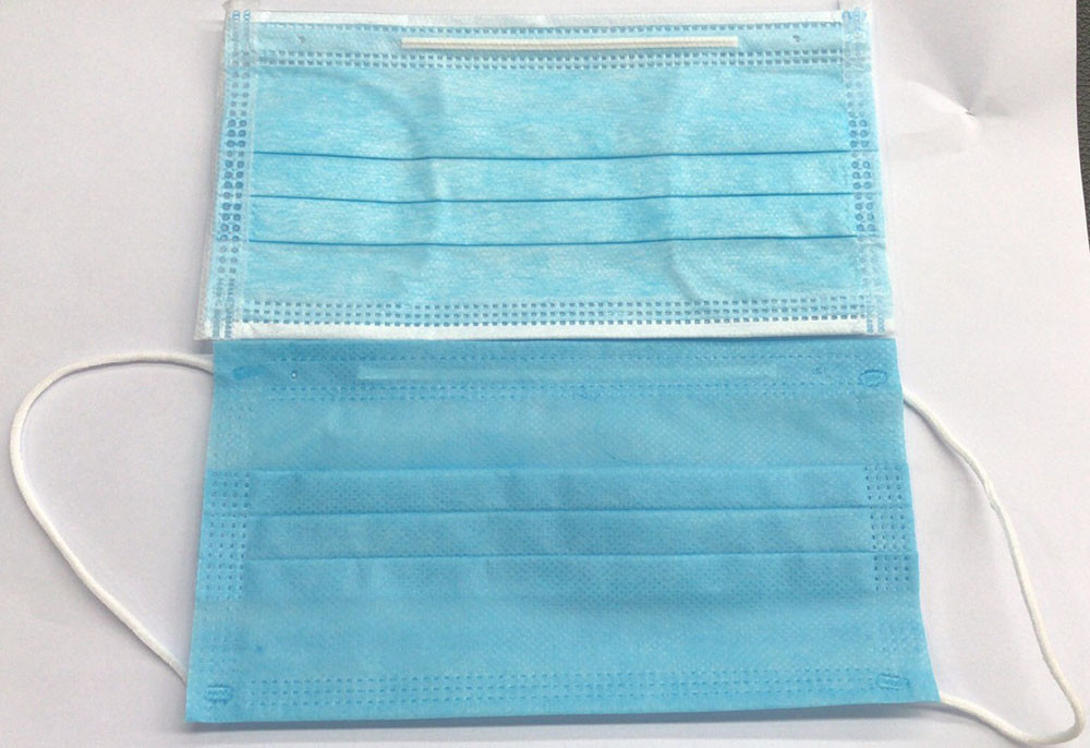 Optional Color Disposable Face Mask 17.5cm X 9.5cm Lint Free Lightweight
